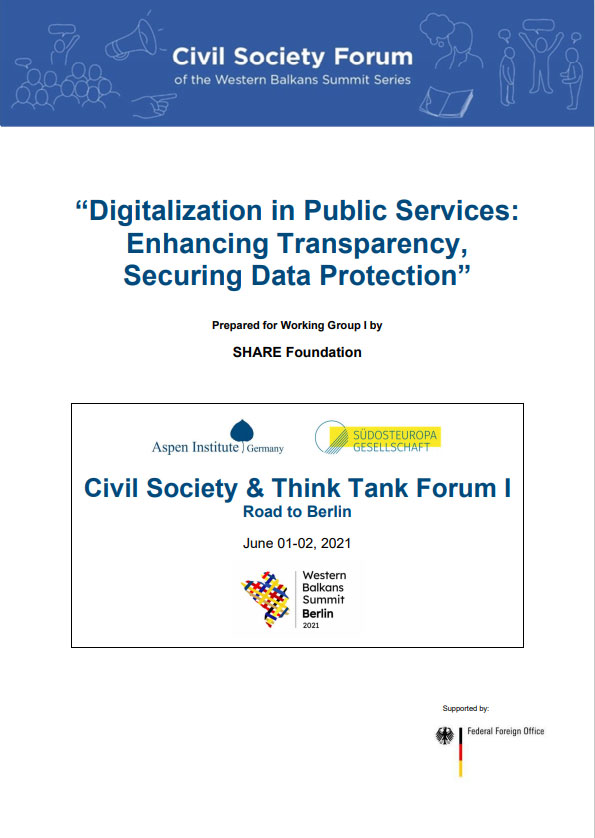 Digitalization in Public Services:  Enhancing Transparency,  Securing Data Protection