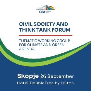 Climate and Green Agenda Forum in Skopje on 26 September
